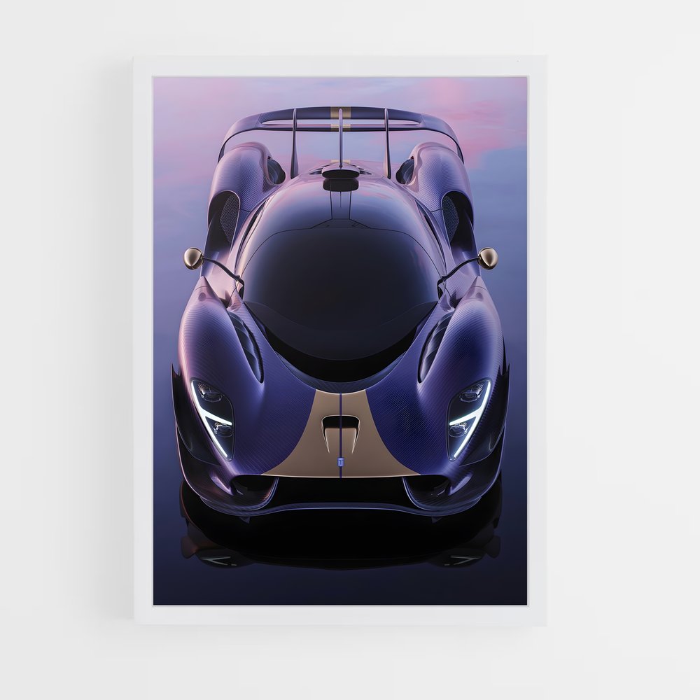 Poster Reflet Doré – affiche De Tomaso (vue 3)